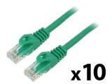Cablul patch U/UTP 6 litat CCA PVC verde 2m 26AWG