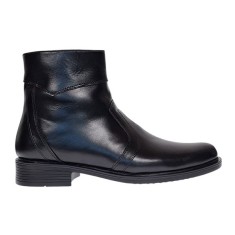 Ghete barbati office din piele naturala cu fermoar negru Ciucaleti T200N