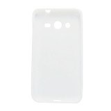 Husa silicon alba pentru Samsung Galaxy Core 2 (SM-G355)