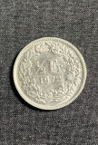 Moneda 1/2 franci 1972 Elvetia