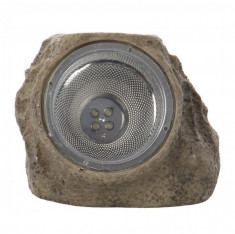 Lampa solara LED, forma piatra, H 12.5 cm foto