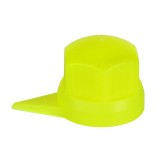 Set 10 Bucati Capac Plastic Pentru Prezon Roata Cu Indicator 33 Mm Neon Galben 41 Mm 155392 NN33 Z/Y/NEON WS