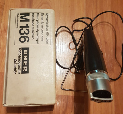 Microfon original UHER M 136. Made in Germany foto