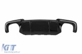 Difuzor tip M Performance Design Design potrivit pentru bara spate M a BMW Seria 5 F10 sedan 2010-2017, lac negru -oo--oo- Performance AutoTuning