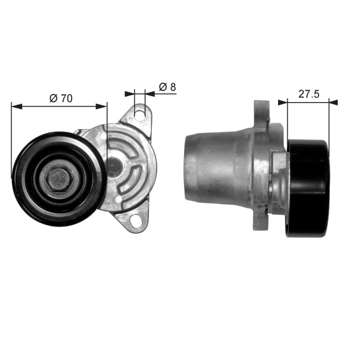 GATES T38454 DriveAlign&reg; Intinzator curea, curea distributie