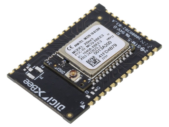 Modul RF XBee 2.4GHz I2C SPI UART