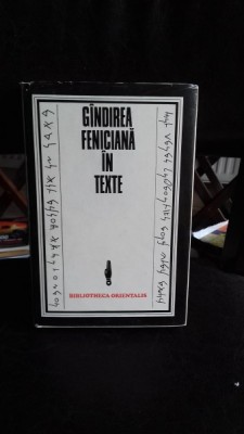 GANDIREA FENICIANA IN TEXTE foto