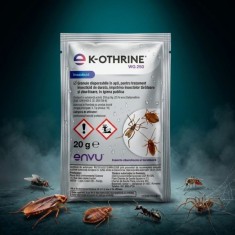 K-Othrine WG 250 20g solutie insecticid anti plosnite de pat gandaci muste tantari furnici purici viespi