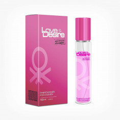 Parfum natural cu feromoni, Love & Desire, pentru femei, 15 ml