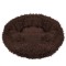 Culcus pentru caini si pisici Cozy, 70 cm, marimea M, rotund, maro