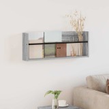 vidaXL Raft pentru reviste Gri Sonoma 80 x 12 x 30 cm Lemn compozit 890810