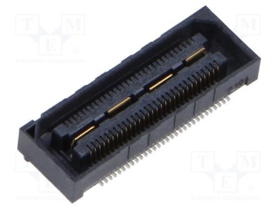 Conector PCB-PCB mamă PIN 60 0,5mm QSH aurit SMT 2A - SAMTEC foto