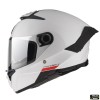 Casca integrala pentru scuter - motocicleta MT Thunder 4 SV A0 alb lucios (ochelari soare integrati) &ndash; tip viziera MT-V-28B S (55/56cm)