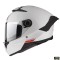 Casca integrala pentru scuter - motocicleta MT Thunder 4 SV A0 alb lucios (ochelari soare integrati) &ndash; tip viziera MT-V-28B S (55/56cm)