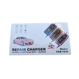 Incarcator Inteligent Baterie Auto 12V/24V 10A &ndash; Pulse Repair, Display LCD,