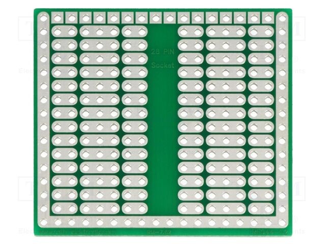 Placă universală singură faţă ROTH ELEKTRONIK GMBH W: 42,54mm L: 46,99mm