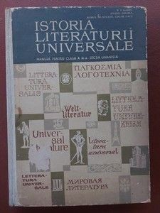 Istoria literaturii universale Manual pentru clasa a 11 a- N. I. Bardu foto