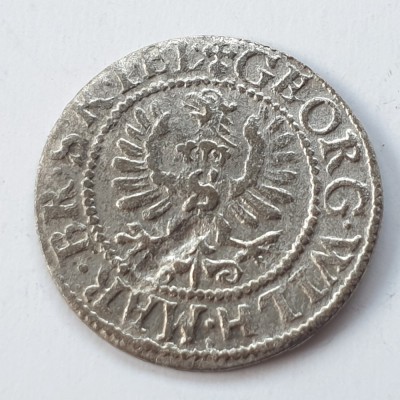 Brandenburg-Prusia 1 schilling 1633 argint George William foto