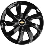 Cumpara ieftin Set 4 Capace Roti 17 inch, Stig Negru Lucios Compatibil Cu Chevrolet