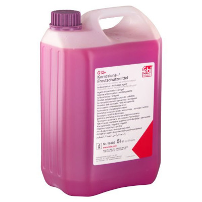 Antigel/lichide de răcire și concentrate (tip de răcire G12+) (5L. 1: 1 = -38 &amp;deg; C).silicat gratuit.Violet.Norm: DEX-COOL;Ford WSS-M97B44-D;Omul 324 SN foto