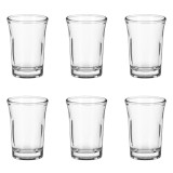Set 6 Pahare Shot, Sticlă, Transparent, Capacitate 50ml, Oem