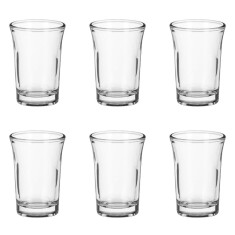 Set 6 Pahare Shot, Sticlă, Transparent, Capacitate 50ml