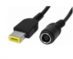 Cablu alimentare laptop Lenovo, conector DC 5,4mm, 14cm - 172801 foto