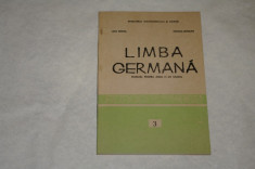 Limba germana manual anul III de studiu - Lidia Eremia - Mioara Savinuta - 1990 foto
