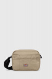 Dickies borseta MOREAUVILLE MESSENGER culoarea bej, DK0A4YYI