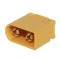 Mufa alimentare DC XT60 tata 30A 2 pini pe cablu lipire galbena