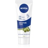 NIVEA Moisture Care Olive cremă hidratantă pentru m&acirc;ini și unghii 75 ml