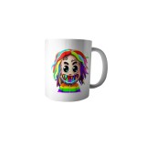 Cana alba personalizata "6ix9ine", INOVATIX&reg;. 330ml