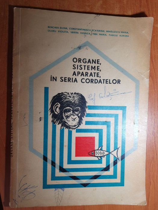 organe,sisteme,aparate in seria cordatelor din anul 1970