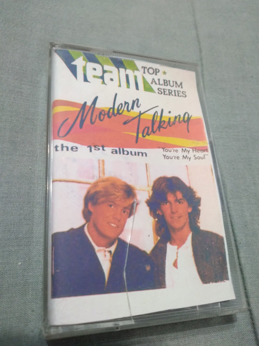 CASETA AUDIO MODERN TALKING-THE 1st ALBUM VARIANTA DE TARABA