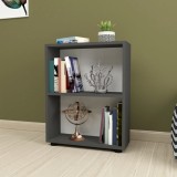 B&uuml;cherregal Vara 72x55x20cm Anthrazit [en.casa] HausGarden Leisure, [en.casa]