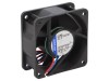 Ventilator axial 24V DC 60x60x25mm 56m3/h 43dBA