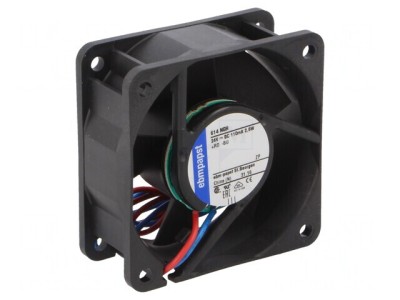 Ventilator axial 24V DC 60x60x25mm 56m3/h 43dBA foto