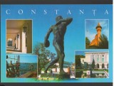 CPI B 12033 CARTE POSTALA - CONSTANTA. TEATRUL, OVIDIU, , DISCOBOLUL, MOSCHEEA