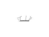 Prag Ford Fiesta 3-Usi (Gfj/Jas/Jbs)/Courier 04.1989-08.1999 Stanga cu 3usi, prag din metal, Rapid