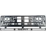 Set 2 bucati, suport numar inmatriculare Seat, Autohelix MSA
