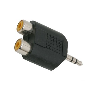 Adaptor audio stereo Jack 3.5 mm, 2 prize RCA foto