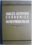 Analiza activitatii economice a intreprinderilor. Manual pentru licee de specialitate (Anul IV) &ndash; V.V. Protopopescu