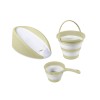 Set 3 in 1 cu suport anatomic pentru cadita - Verde Eco PlayLearn Toys, Dolu Nuve