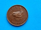 Farthing 1945 Anglia-stare f. buna