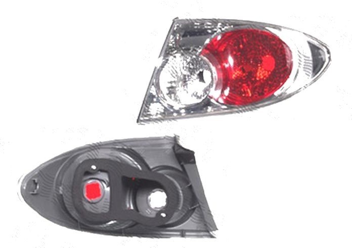 Stop spate lampa Mazda 6 (Gg/Gy), 06.2002-04.2005, spate, Dreapta, Hatchback, SEDAN, partea exterioara; W21/5W+WY21W; silver; fara suport bec; omolog