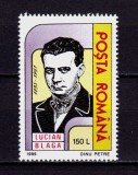 ✅ RO 1995 LP 1378 &quot;Lucian Blaga - 100 de ani de la nastere&quot; , serie , MNH