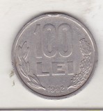 bnk mnd Romania 100 lei 1992 , varianta 1