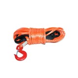 Sufa sintetica troliu culoare portocaliu 6 mm 15 m lungime cu carlig