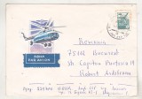 bnk fil Aerofilatelie - Plic circulat URSS Romania 1982 - elicopter Mi-8
