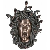 Decoratiune Medusa de pus pe perete din rasini WU77091V4, Masti